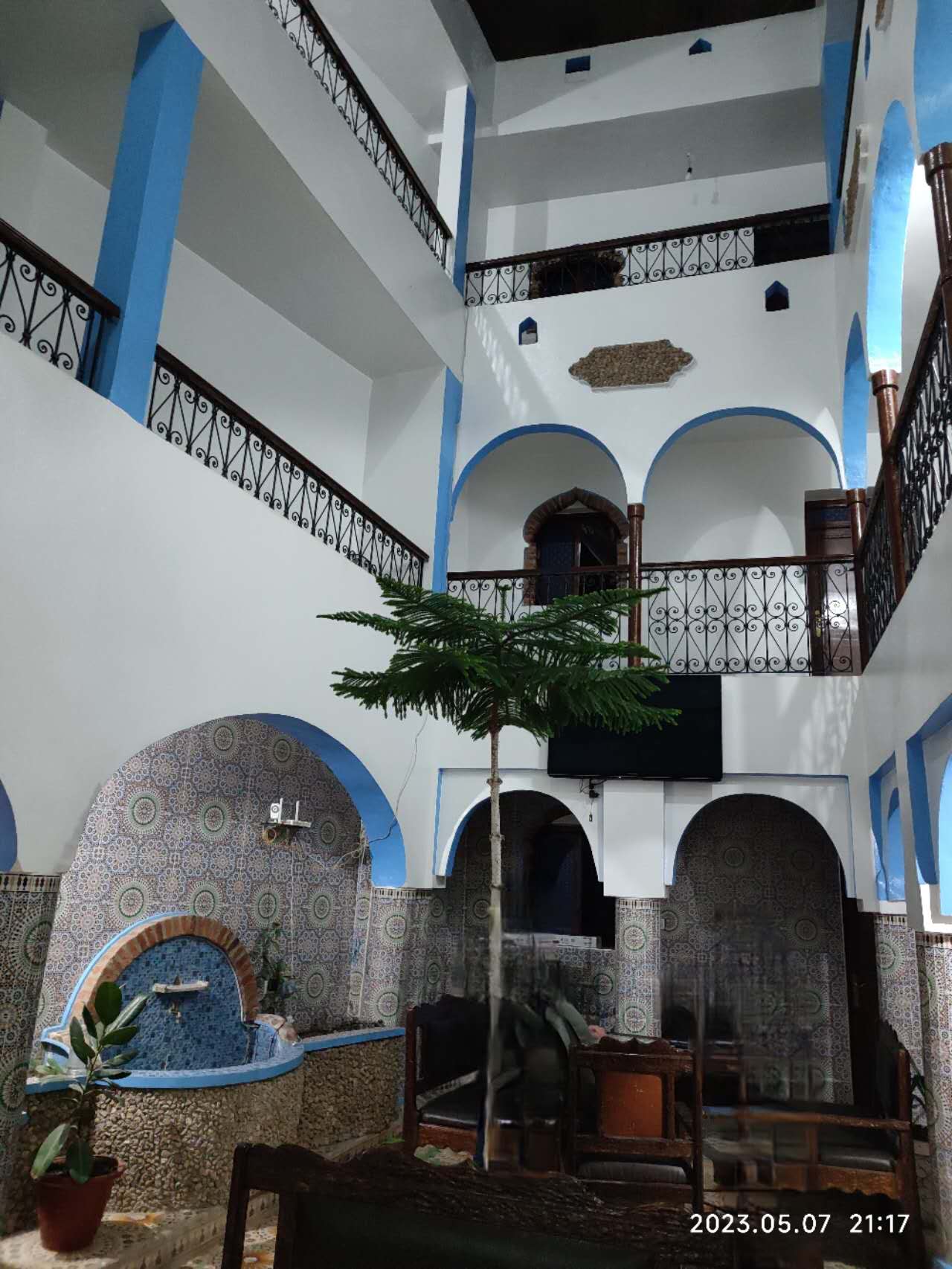 a riad at Chefchaouen