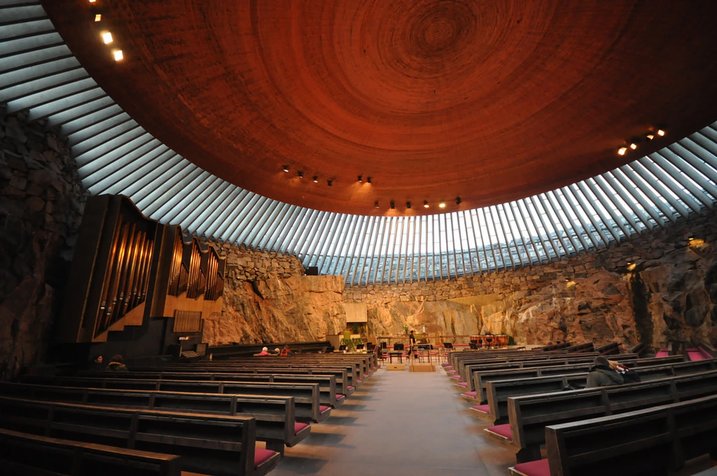 Interior of Rock Church