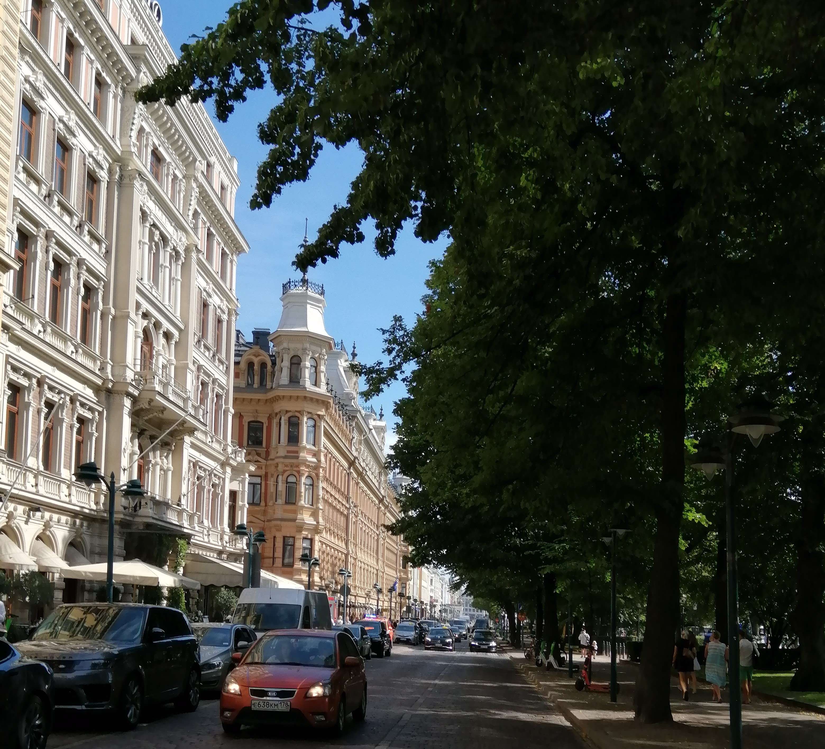 Street near Espa park