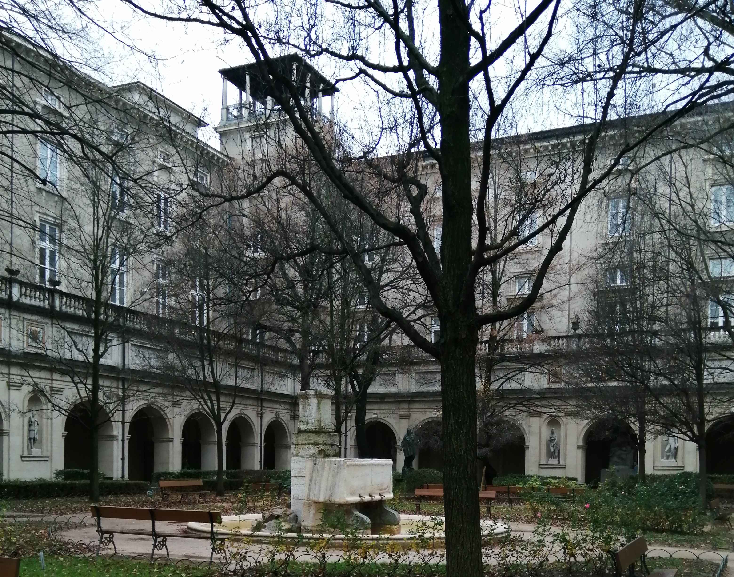 Garden inside Arts Museum