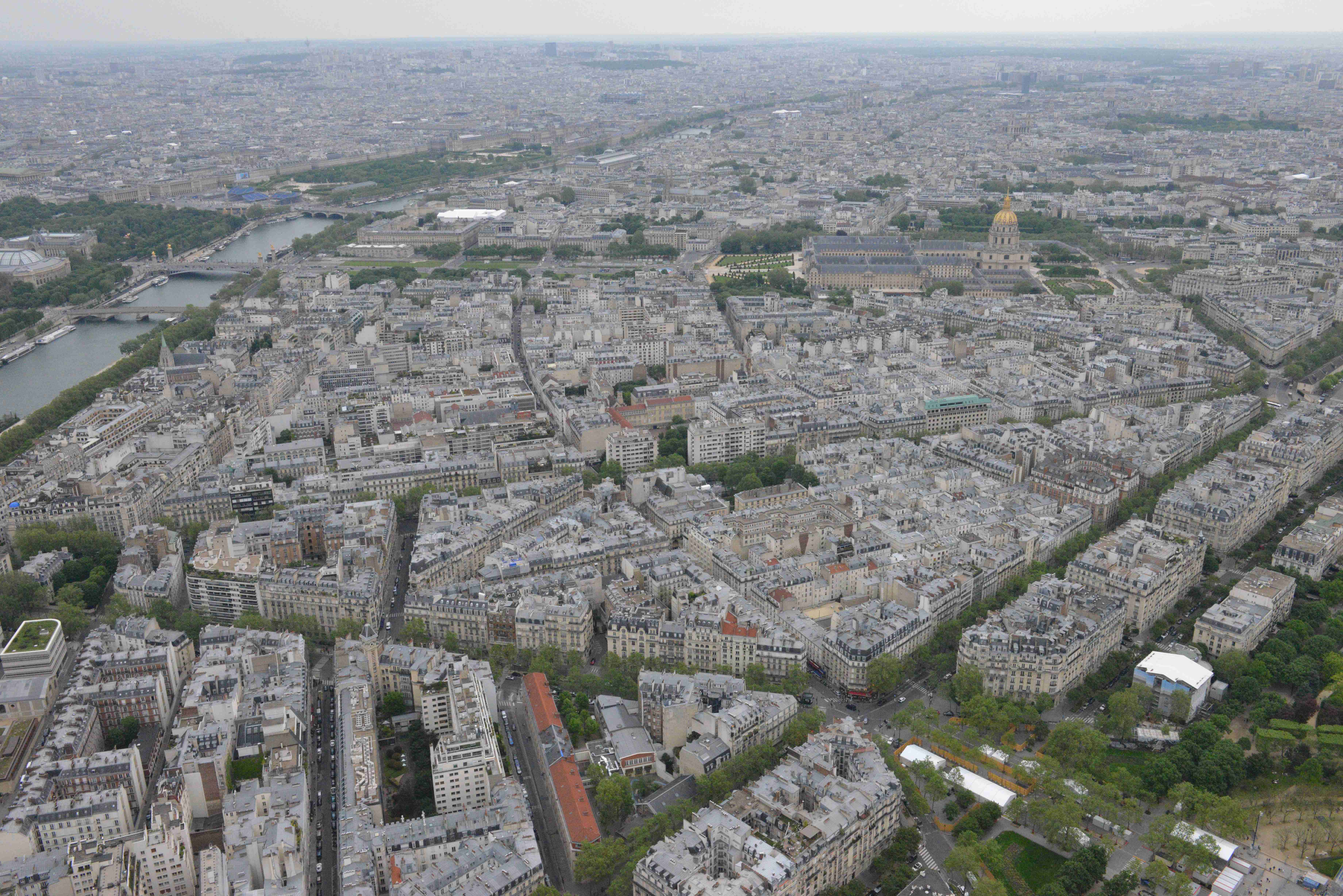 View of Paris from the Eiffel Tower