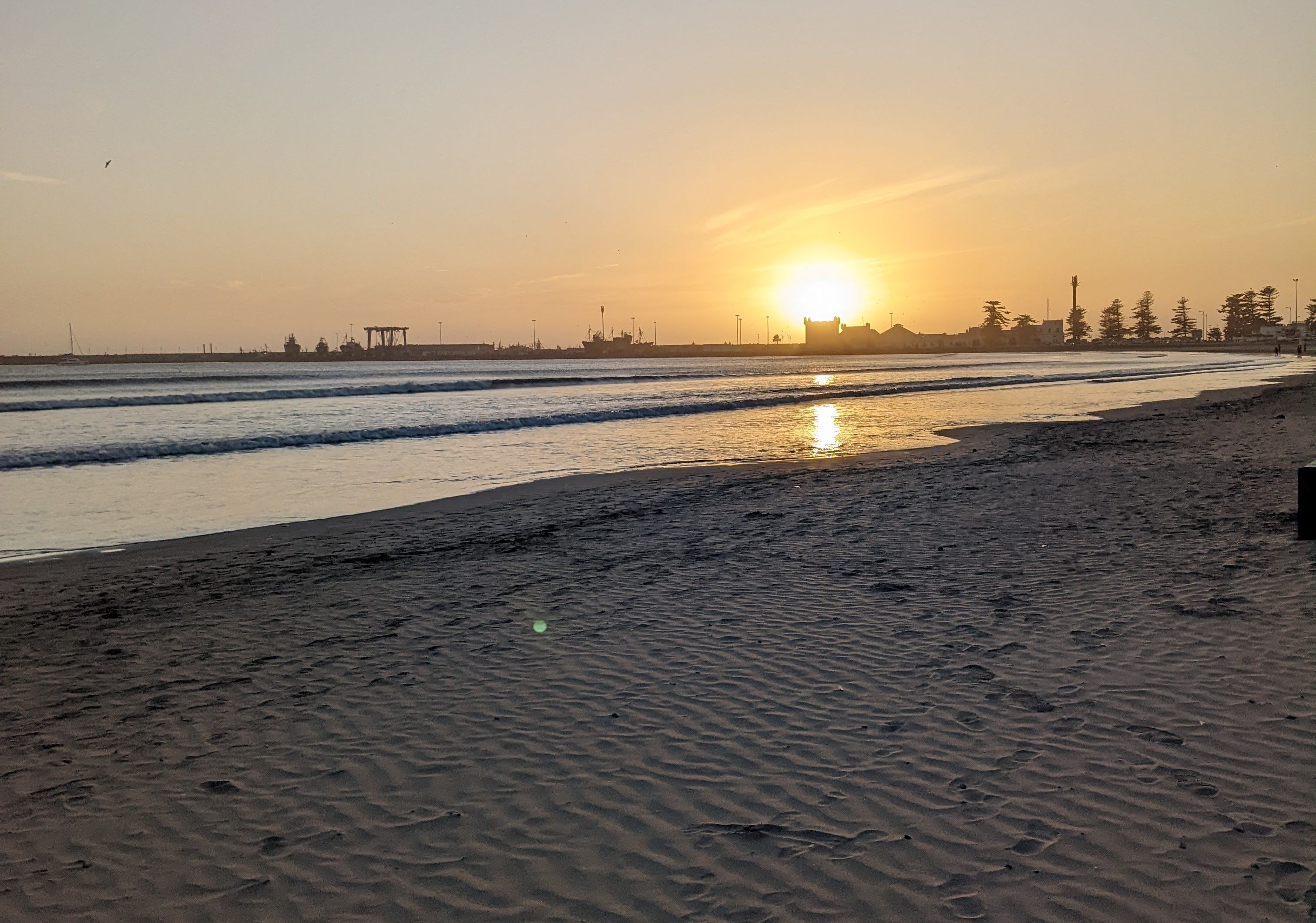Essaouira beach sunset